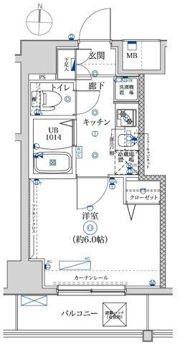 レーヴ・アデル千住新橋の間取り画像