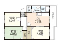 フラワーヒルズ井口の間取り画像