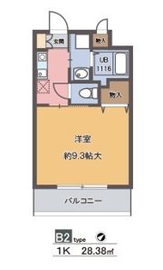 ルーセントオーデン枚方の間取り画像