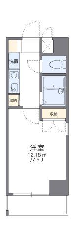 レオパレスRX倉敷の間取り画像