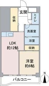 エスポワール長久手の間取り画像