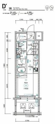 B CITY YOKOHAMA STATION SQUAREの間取り画像