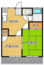 中村ビル(片野新町)の間取り画像