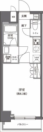 セジョリ墨田EASTの間取り画像