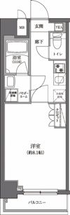 セジョリ墨田EASTの間取り画像