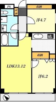 T－net リベラルシティハイツの間取り画像