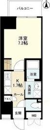 イーストヴィラ梅田の間取り画像