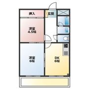 マリンコート川西の間取り画像