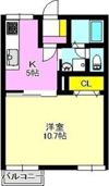 YUKIハイツの間取り画像