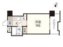 メゾンダイアナイン皆実の間取り画像