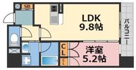 セイワパレス大手前西の間取り画像