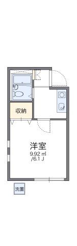レオパレス住道第2の間取り画像