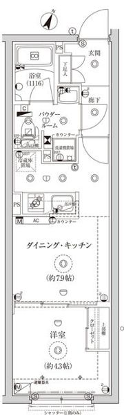 CREATIF池袋(クレアテイフイケブクロ)の間取り画像