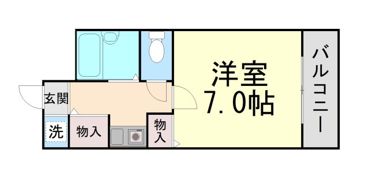 プラザイマイの間取り画像