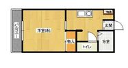 ビーライン足原の間取り画像