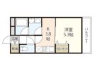 M Terrace八幡東 壱番館の間取り画像