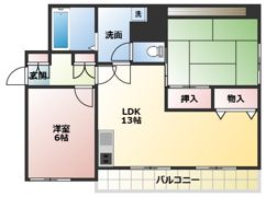 リバーサイドaiの間取り画像