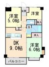 サン豊中の間取り画像