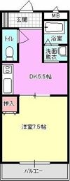 ステーションエイトの間取り画像