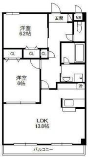AZA才ノ免の間取り画像