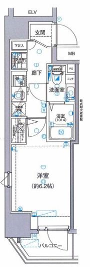 グランリーヴェル横濱VIVANTの間取り画像