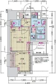 プレサンス今池駅前フェルディノの間取り画像
