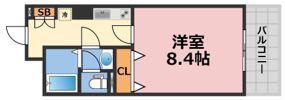 メゾン・ド・ヴィレ大阪城公園前の間取り画像