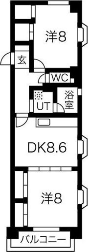 ガーデンコートの間取り画像
