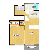 ディアコートAの間取り画像