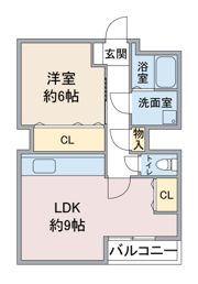 コーポ竹味の間取り画像