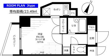 ステージファースト三宿の間取り画像