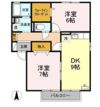 クラウディア A棟の間取り画像