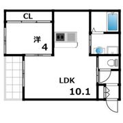 T-SQUARE摂津本山の間取り画像