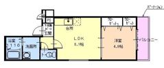 フジパレス深江橋Ⅴ番館の間取り画像