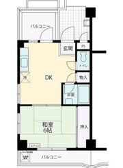 ヨコスカマンションの間取り画像