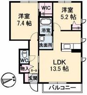 シャーメゾンHIROの間取り画像