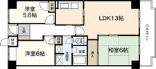 面出マンションの間取り画像