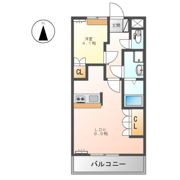 クレシアBの間取り画像