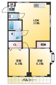 ドミール板橋本町の間取り画像