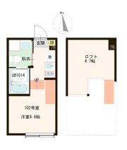 ハーモニーテラス梅田ⅩⅦの間取り画像