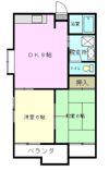 コーポホワイトハウスの間取り画像