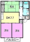 レプラコーン和泉Dの間取り画像