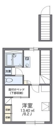 レオパレスリベインの間取り画像