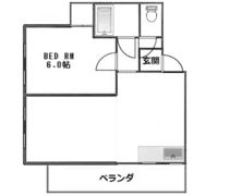 コスモスハイツの間取り画像