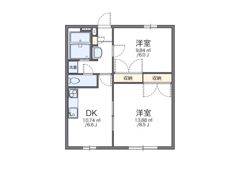 レオパレスヴィヴェールの間取り画像