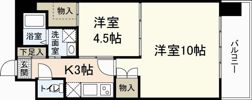 ARIESの間取り画像