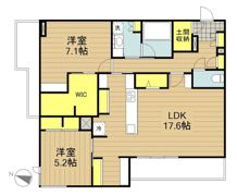 桜橋グランデの間取り画像