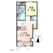 ドミール新鎌ヶ谷の間取り画像