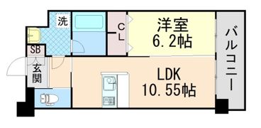 プレジオ豊中の間取り画像