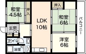 山陽マンションの間取り画像